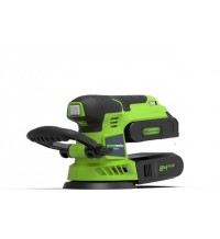 Rezgőcsiszoló Greenworks G24ROS 24v,akkumulátoros, akku és töltő nélkül